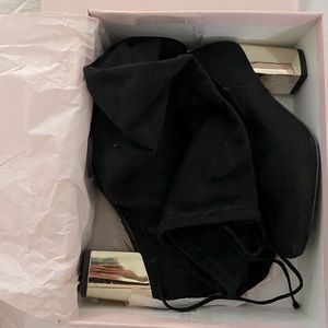 Black over the knee boots